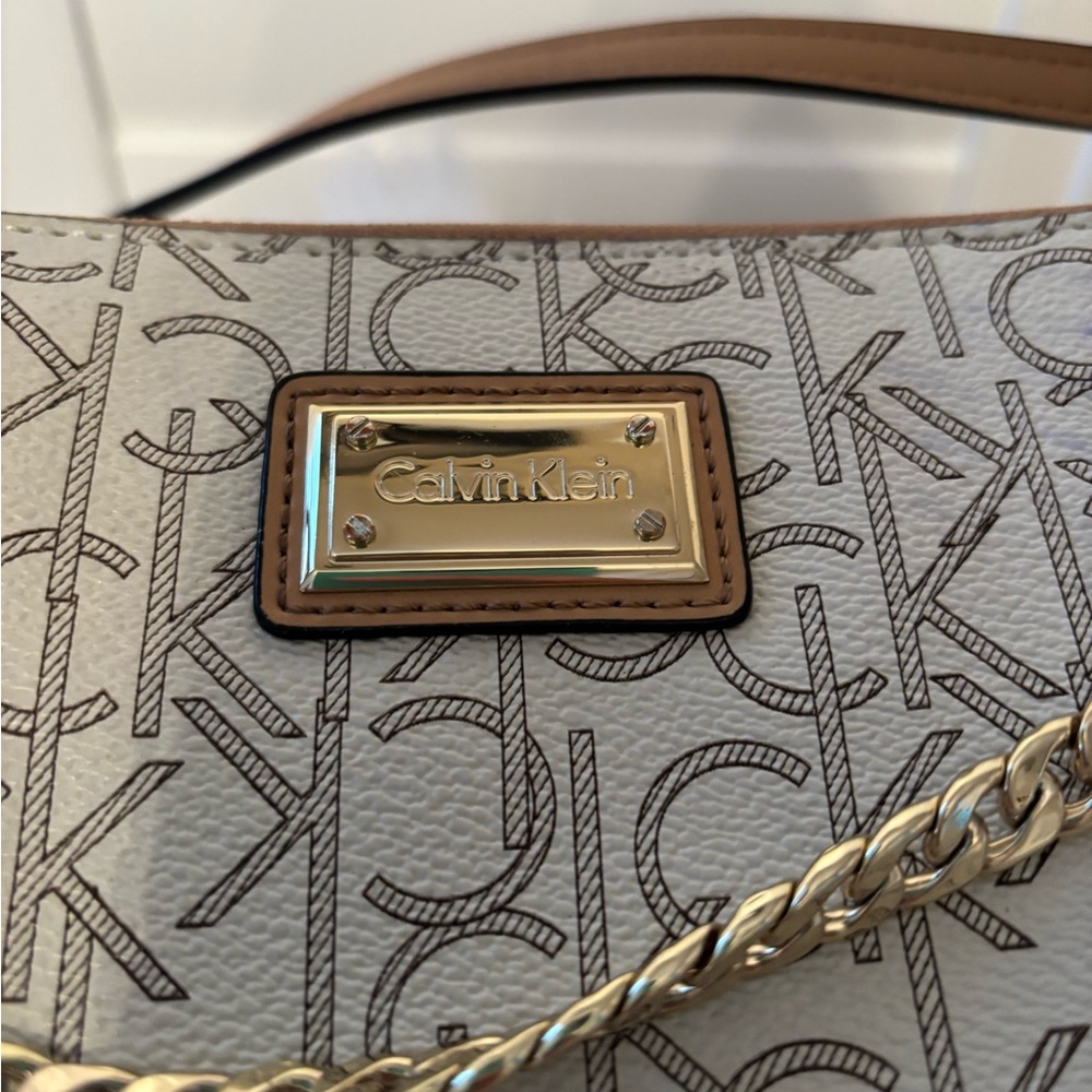 Great Condition Calvin Klein Monogrammed Crossbod… - image 2